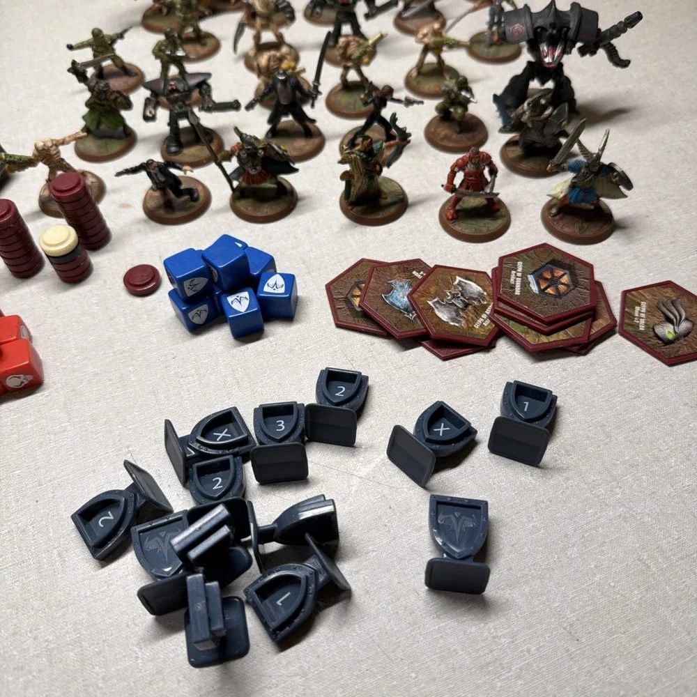 2004 Heroscape Valkyrie Replacement Tokens Cards Dice Glyphs Markers Game Pieces